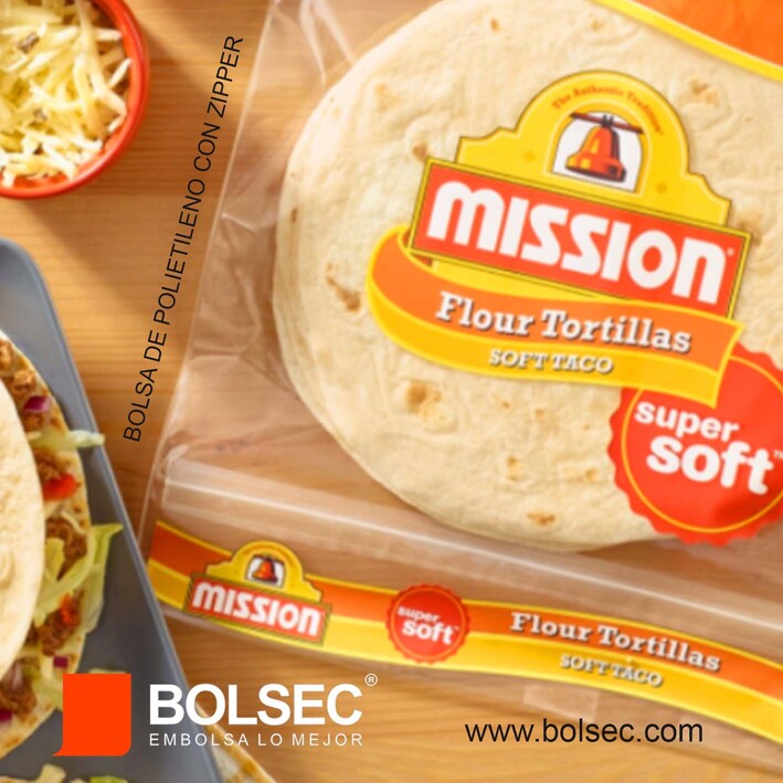 fabricante de bolsas de plástico para tortillas